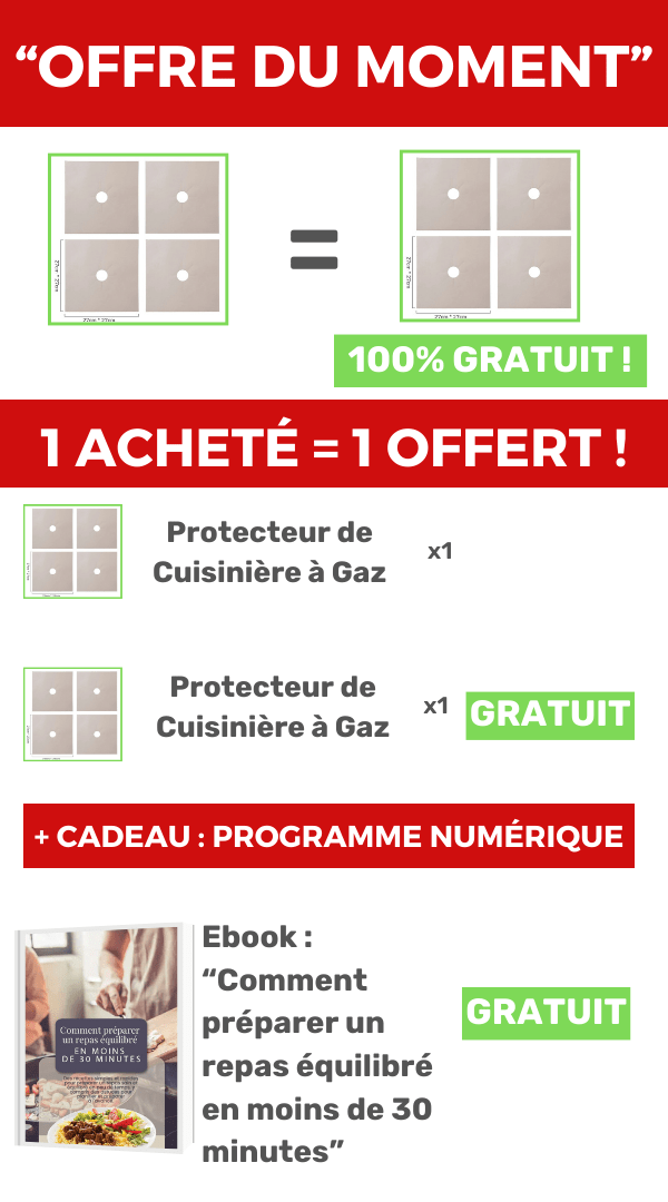 Protecteur de Cuisinière à Gaz | ProtectGaz™ - MAXXI CUISINE