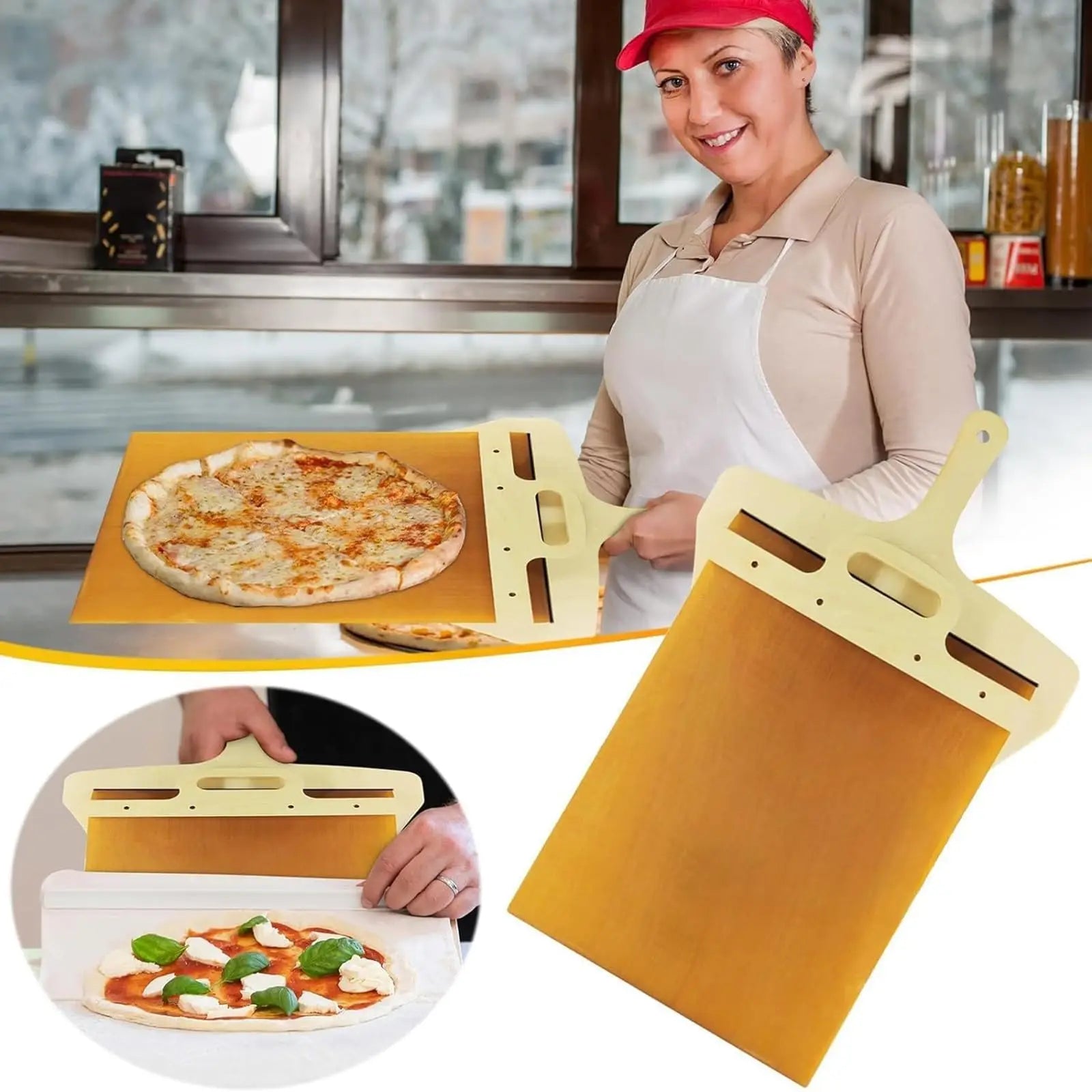 Pelle à Pizza coulissante | SuperPizza™